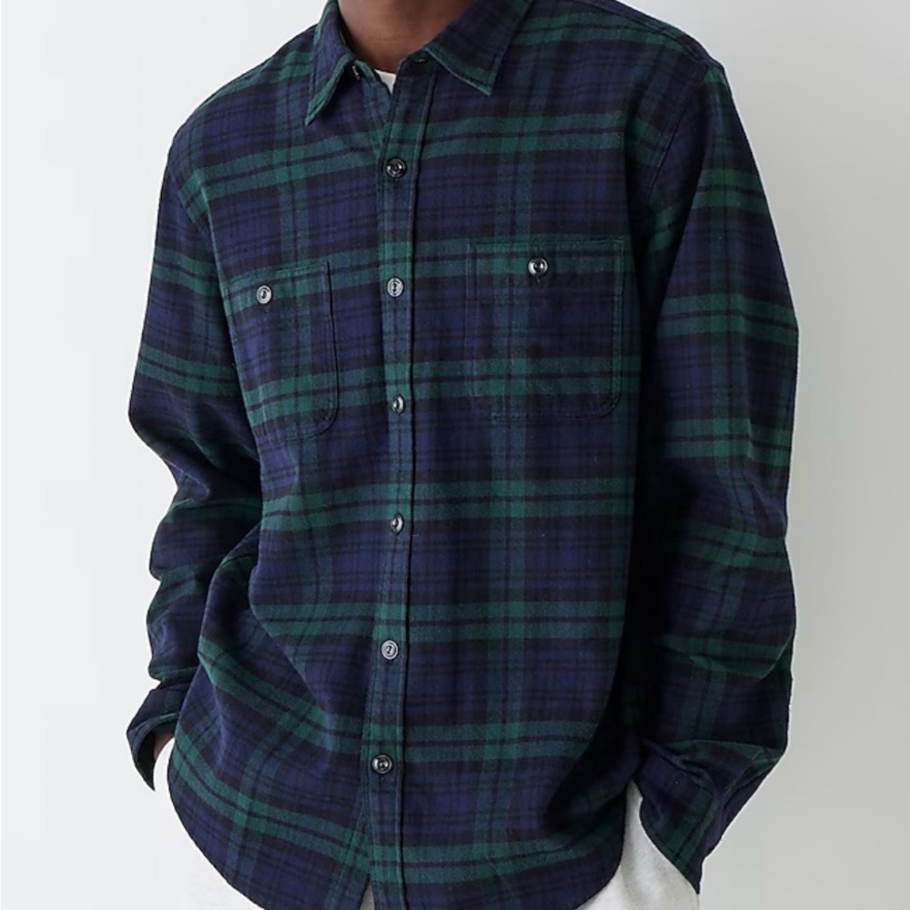J Crew Mid Weight Flannel